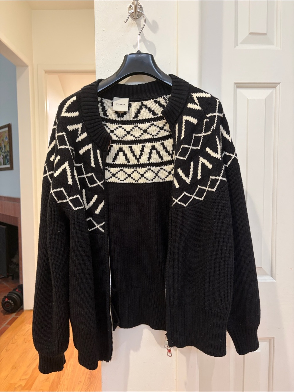 Varley zip sweater
